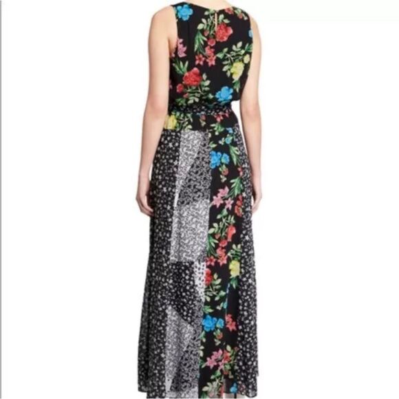 NWT Calvin Klein Floral Patchwork Maxi Dress(size medium) - Picture 4 of 8